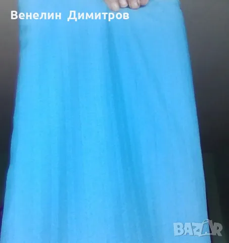 Коприна ,цвят син , снимка 7 - Ризи - 47865622