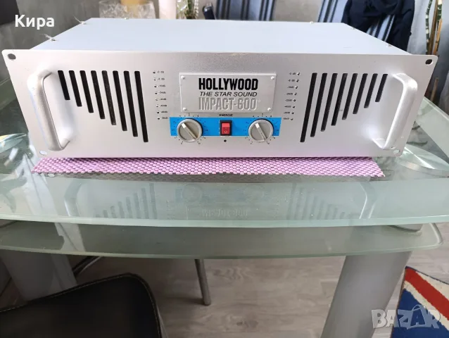 Двуканален аудио усилвател Hollywood Impact-600 , снимка 2 - Ресийвъри, усилватели, смесителни пултове - 56116970