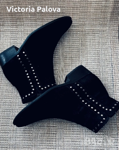 Стилни красиви боти GABOR естествен велур