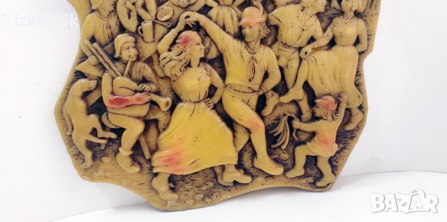 Стара германска восъчна пластика, снимка 2 - Пана - 37818018