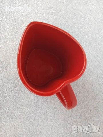 Чаша от Виена, във формата на сърце , снимка 3 - Чаши - 51644153