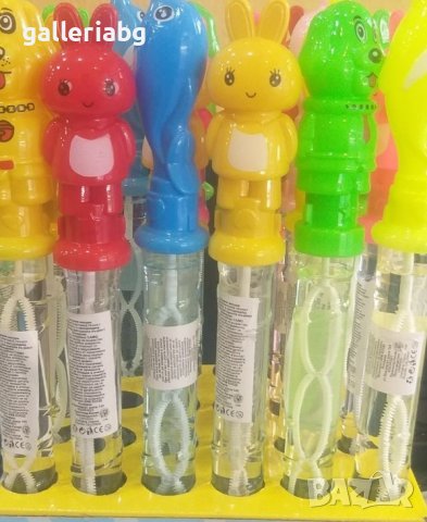 Пръчици за мехурчета, балончета с животни 