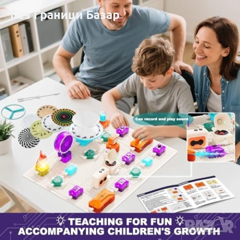 Нов Научен електронен комплект за деца 68 части 450+ експеримента STEM, снимка 8 - Образователни игри - 52077491