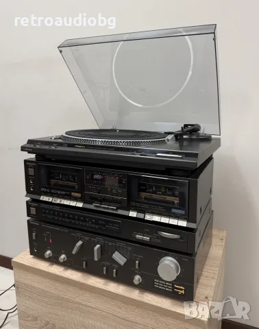 🔊Ретро аудио система - сет TECHNICS - усилвател, двукасетъчен дек, тунер и грамофон + опция колони🔊, снимка 4 - Аудиосистеми - 56091538