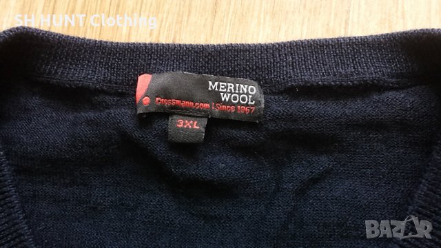 Dressmann 100% Metino Wool за лов размер XXL - XXL блуза пуловер 100% Мерино Вълна - 98, снимка 5 - Блузи - 37898654