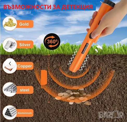  Професионален пинпойнтер GP - метал детектор , снимка 2 - Друга електроника - 47146106