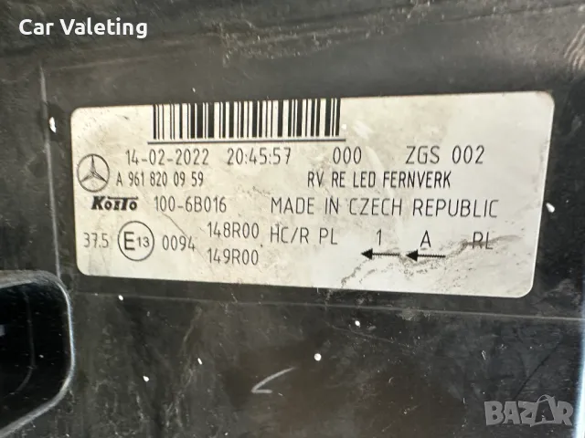 Фар фарове десен Mercedes Actros MP5 Мерцедес Актрос far farove LED , снимка 5 - Части - 50172994