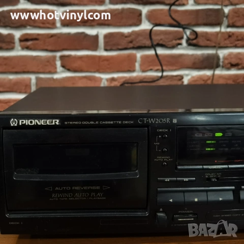 Двукасетъцен дек Pioneer CT-W205R, снимка 2 - Декове - 53069209