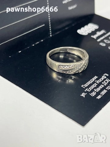 Сребърен пръстен 925 проба, снимка 5 - Пръстени - 52558849