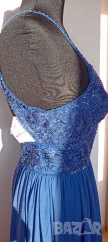 Нова бална рокля в кралско синьо S, снимка 8 - Рокли - 39303439