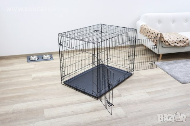 Клетка за Куче с две врати 92 x 63 x 74 cм. - Модел: 81366, снимка 4 - За кучета - 44372745