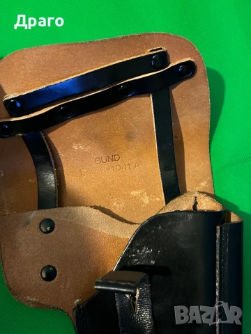 Кожен кобур за пистолет Walther P38 Валтер П38, снимка 5 - Бойно оръжие - 52576289