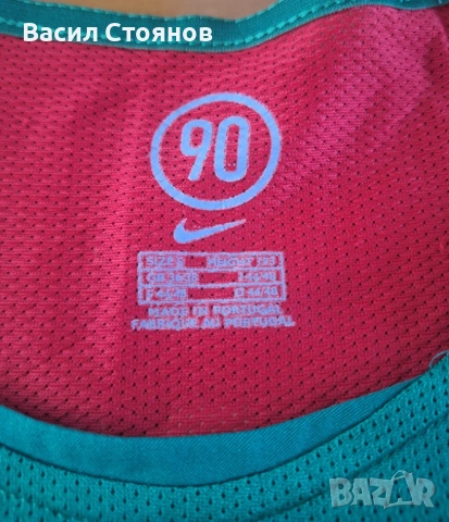 Португалия / Portugal #7 C.Ronaldo, Nike T90 EURO 2004 home - размер S, снимка 4 - Фен артикули - 54345877