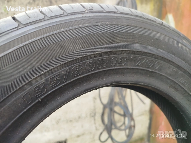 135/80/13R 70T, снимка 3 - Гуми и джанти - 54186257