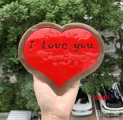 Молд комплект сърце пъзел голямо НАМАЛЕН, снимка 2 - Форми - 48507645