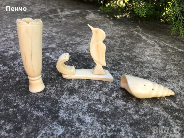 старинни сувенири от слонова кост, снимка 1