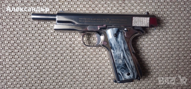 Colt 1911 A1 CO2 Хромиран и изцяло метален, снимка 3 - Въздушно оръжие - 53927797