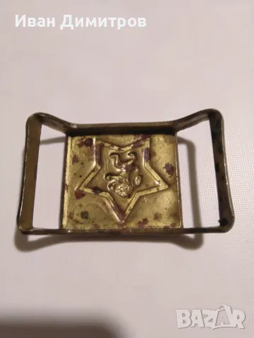 Тока - катарама от военен колан, снимка 2 - Антикварни и старинни предмети - 47826376