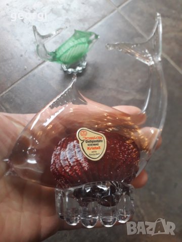 Joska двуцветен кристал фигура на риба   21/1, снимка 8 - Декорация за дома - 34400129