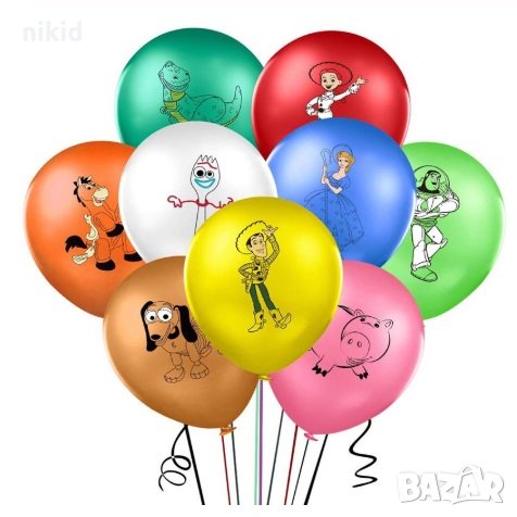 Играта на Играчките toy story Обикновен надуваем латекс латексов балон парти хелий или газ, снимка 2 - Други - 29338538