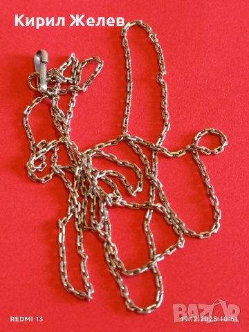Елегантно сребърно синджирче нежно финно много красиво 52429, снимка 5 - Колиета, медальони, синджири - 52845646