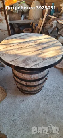 Маса от буре, снимка 8 - Градински мебели, декорация  - 48462909