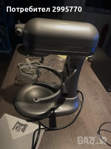 Миксер KitchenAid Heavy Duty 6.9л, снимка 10 - Миксери - 48930402
