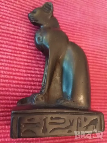 Сувенир, статуетка египетска черна котка. , снимка 2 - Колекции - 48599128