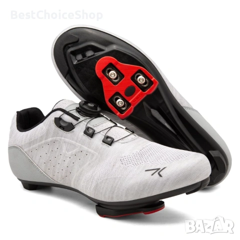 Велосипедни обувки, свръх леки, съвместими с Peloton & Look SPD-SL №47, снимка 10 - Аксесоари за велосипеди - 53091830