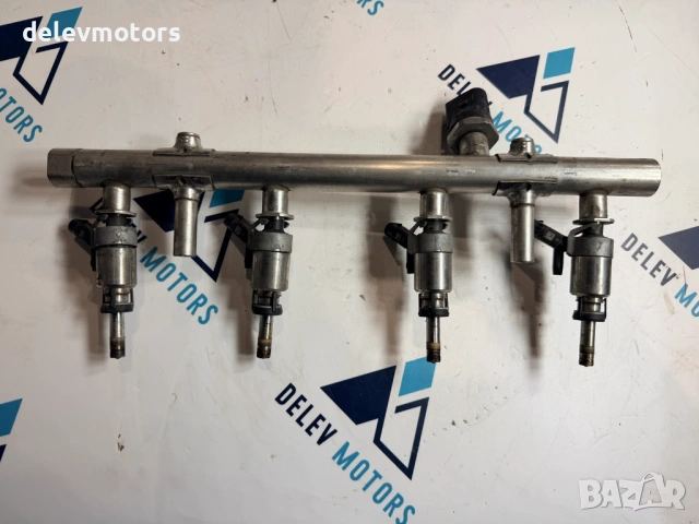 026150001H, 06K133317G дюзи с рейка инжекторни от Vw Golf R 4motion 2018 г., двигател CJX 2.0 TFSI 