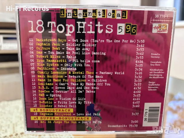 Дискове с ретро денс и поп, снимка 9 - CD дискове - 56547598