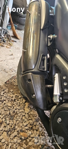 Yamaha T-max 2008-2011 аспух карбон, снимка 2 - Мотоциклети и мототехника - 52887335