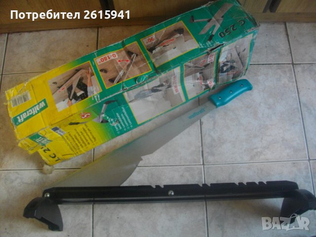Нова Немска Профи Гилотина/Резачка За Ламинат/Ламиниран Паркет-WOLFCRAFT LC250-Реже 0-180 Градуса, снимка 1
