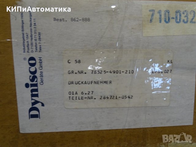 датчик за налягане DYNISCO Pressure Trаnsmitter MDA482 0-200 bar, снимка 10 - Резервни части за машини - 35060448