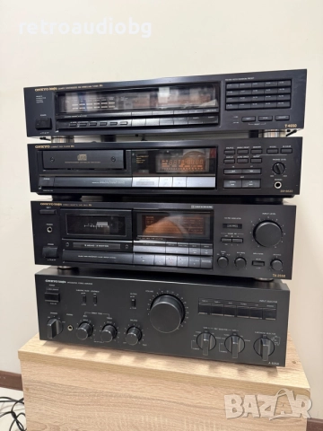 🔊Ретро аудио сет ONKYO - Усилвател, CD плеър, триглав дек и тунер🔉, снимка 6 - Аудиосистеми - 56018691