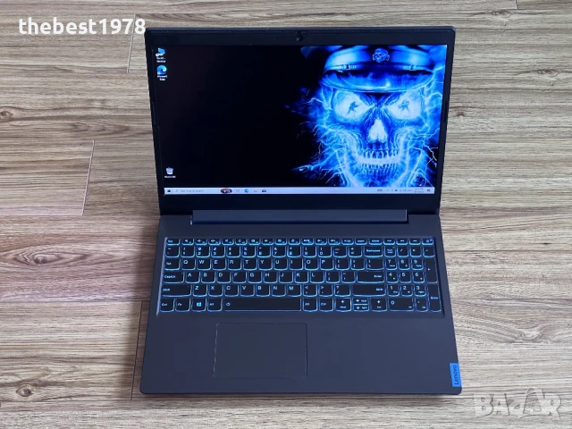 Lenovo Gaming`Core i5-9300H/12GB DDR4/256GB NVMe/GTX 1050/Бат 8ч, снимка 1