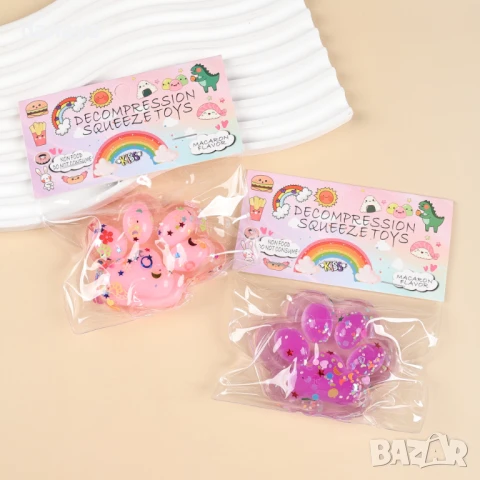 5971 Светещо скуиши Котешки лапички 7 см, антистрес играчка SQUISHY, снимка 4 - Фигурки - 50767343