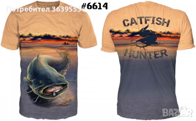 Риболовни тениски, снимка 5 - Екипировка - 39646063