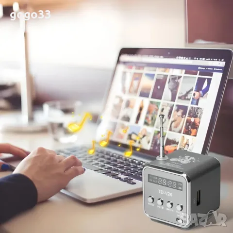 Преносима Bluetooth колонка с FM радио и LED дисплей, снимка 4 - Bluetooth тонколони - 55942498