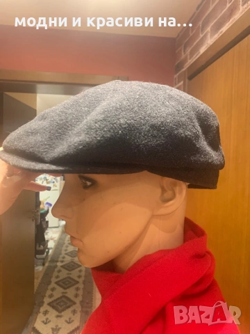 Мъжки каскет вълна и кашмир, снимка 2 - Шапки - 53179113