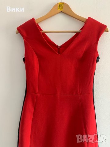 Червена рокля Mango, снимка 4 - Рокли - 29085270
