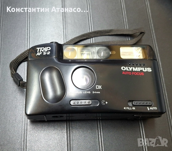 OLYMPUS Auto Focus Trip AF S-2 Japan, снимка 2 - Фотоапарати - 52886196