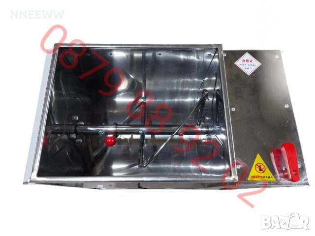 Електрическа бъркалка за кайма ,Месобъркачка,бъркалка за месо и тесто 15кг, снимка 4 - Миксери - 42328463