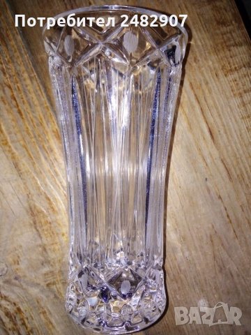 Кристална ретро ваза, снимка 1 - Вази - 29356408