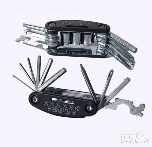 16 в 1 инструмент за велосипед, снимка 2 - Аксесоари за велосипеди - 44434879