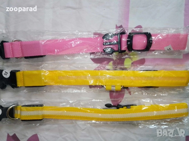 Светещи LED нашийници, размери ХS,S,M,L,XL , снимка 5 - За кучета - 52672448