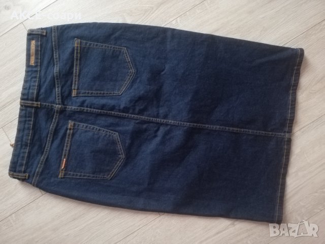 Нова пола деним, S/M, снимка 2 - Поли - 35398111