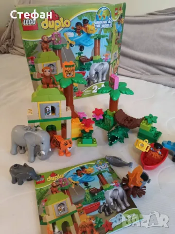Lego Duplo Джунгла 10804 Jungle, снимка 2 - Конструктори - 50258310