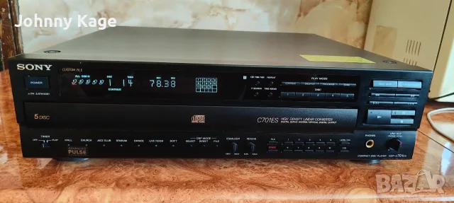 Sony CDP-C701ES 
, снимка 2 - Аудиосистеми - 56404193