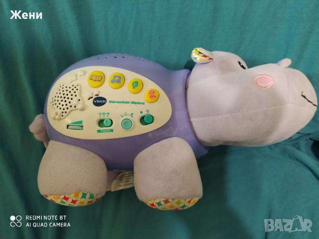 Бебешка музикална играчка прожектор Hippo Dodo VTech, снимка 3 - Музикални играчки - 44580264